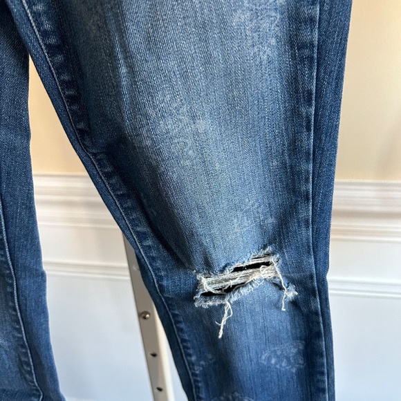 Paige Verdugo Distress Ultra Skinny Jeans Size 26 - Picture 7 of 8